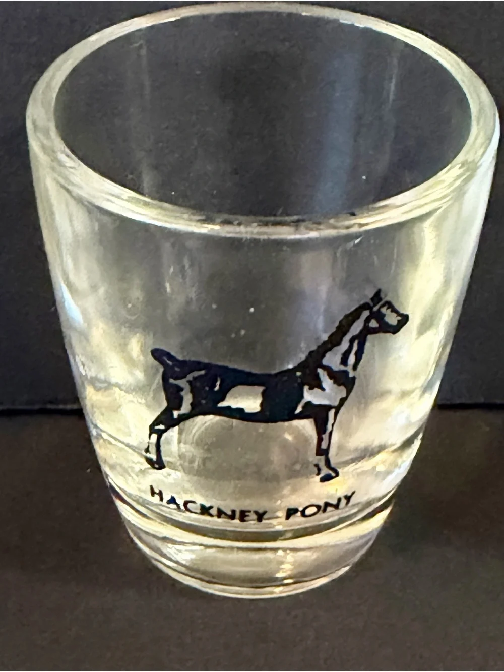Hazel Atlas Shot Glasses MCM Pony Horse Breed Stallion Jigger Equestrian Set 5x